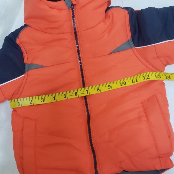 The Polar Club Orange Boy's  Hoodie Coat Size 2T - Picture 5 of 7